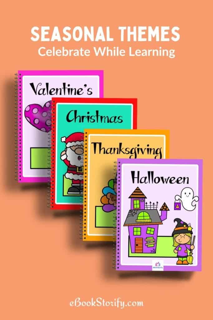 Seasonal Themes - Celebrate While Learning by iLovePreK