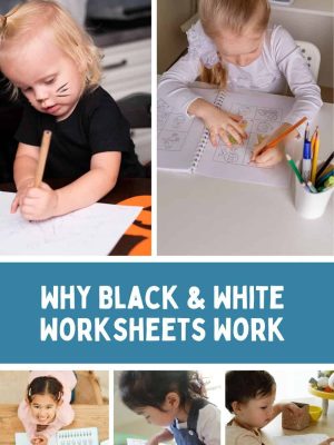Why black & white worksheets work